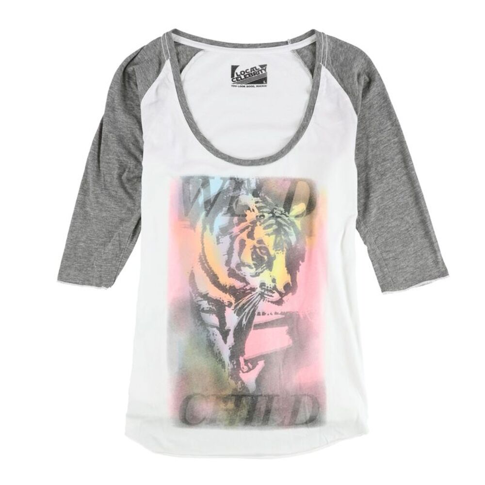 Local Celebrity Womens Wild Child Graphic T-Shirt, NWT